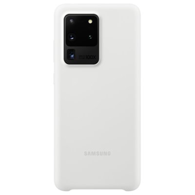 Samsung Etui Silicone Cover do Galaxy S20 Ultra Biały EF-PG988TWEGEU