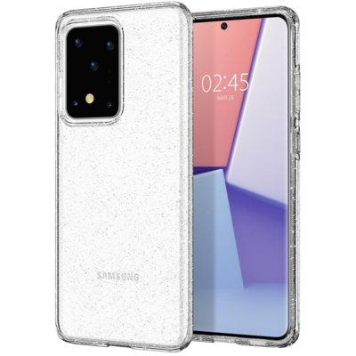 Spigen Etui Liquid Crystal Glitter do Samsung Galaxy S20 Ultra Przezroczysty