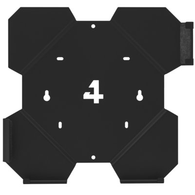 4MOUNT Zestaw uchwytów 4MOUNT do konsoli PS4 Slim Czarny