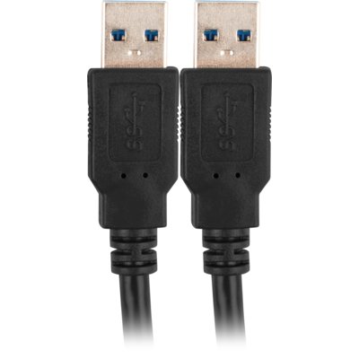 LANBERG Kabel USB USB 1 m Czarny