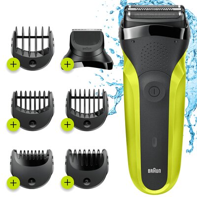 Braun Series 3 300BT Czarno-zielony