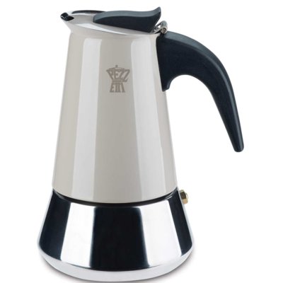 Pezzetti kawiarka stalowa Steelexpress 10 espresso szara
