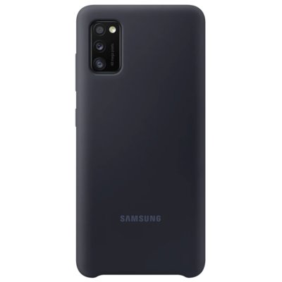 Samsung Obudowa dla telefonów komórkowych Silicon Cover pro Galaxy A41 EF-PA415TBEGEU Czarny
