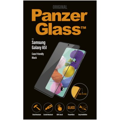 PanzerGlass Szkło ochronne Edge-to-Edge pro Samsung Galaxy A51 Czarne