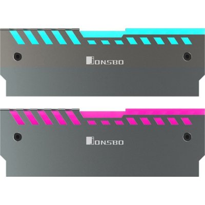 JONSBO Chłodzenie RAM JONSBO NC-2 RGB Srebrny | NC-2 AURAX2