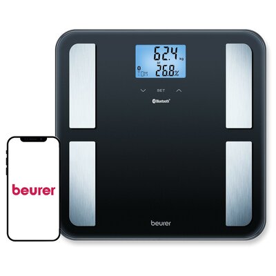 Beurer BF 850 BT black Waga diagnostyczna z analizą składu ciała, czarna Bluetooth 74821