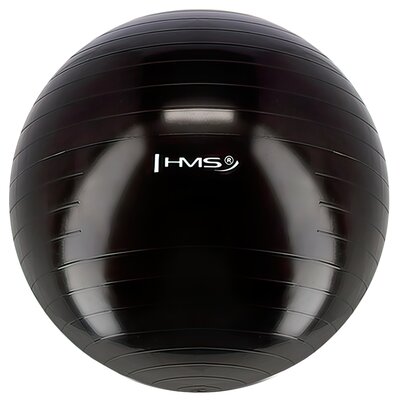 HMS YB01 75CM CZARNA PIŁKA GIMNASTYCZNA 5,9077E+12