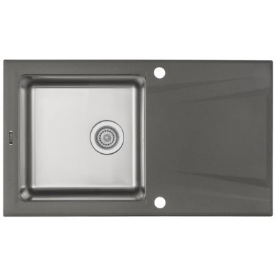 Deante ZLEW.PRIME ANTRACYT METALIK GRANITO-STAL 860X500X220 ZSR_T113
