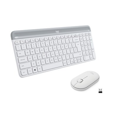 Logitech MK470 Slim Wireless White
