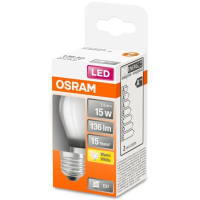 Osram Classic P żarówka E27 1,5W 2 700 K matowa