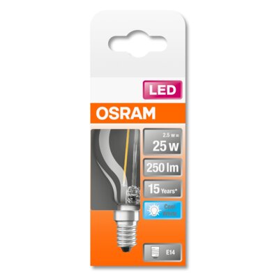 Osram Classic P żarówka LED E14 2,5W 4 000 K