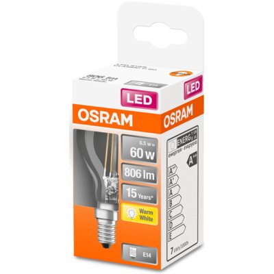 Osram Żarówka LED Star Classic P FIL 60 NON-DIM 6.5W 827 E14