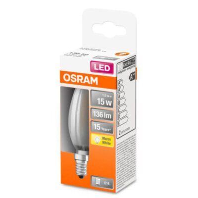 Osram Classic B żarówka E14 1,5W 2 700 K matowa