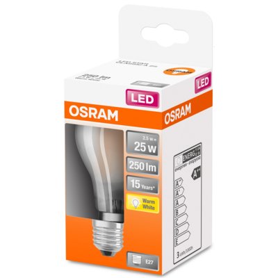 Osram Classic A żarówka LED E27 2,5W 2 700 K