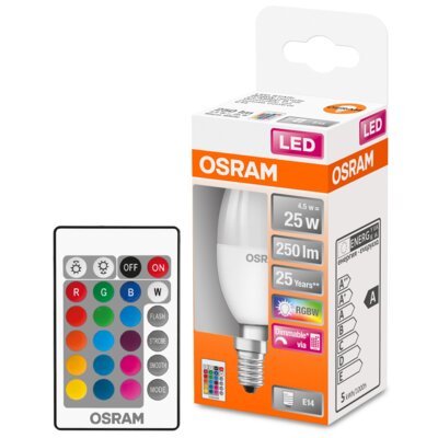 Osram żarówka LED E14 4,5W Star+ świeca Remote