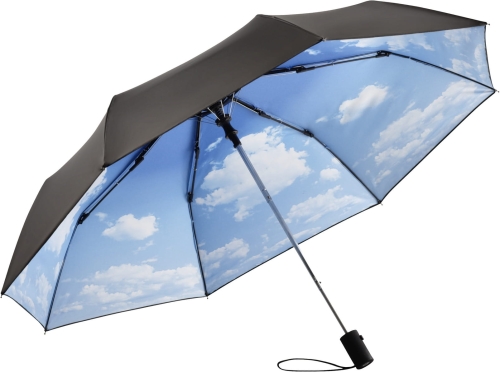 Parasol z nadrukiem chmur od wewnątrz + filtr UPF