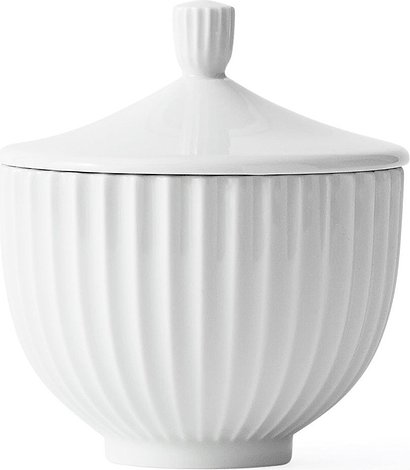 Bomboniera Lyngby biała 10 cm