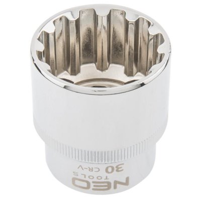 NEO-TOOLS nasadka spline, dwunastokątna, 1/2'', 30mm, , 08-598