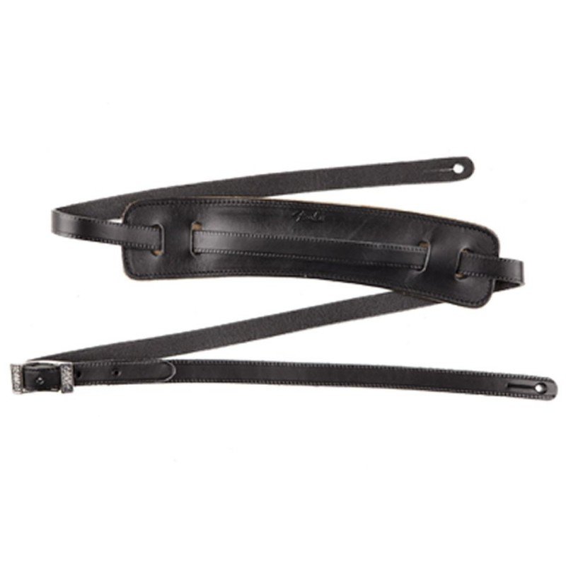Fender Super Deluxe Vintage-style Strap Black pasek