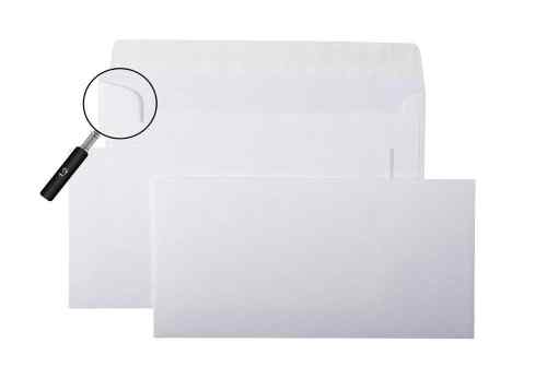 Cottage Premium White DL 110x220 mm, 90g, HK. koperta ozdobna, ekologiczna (kod ppp109), przecena 50%