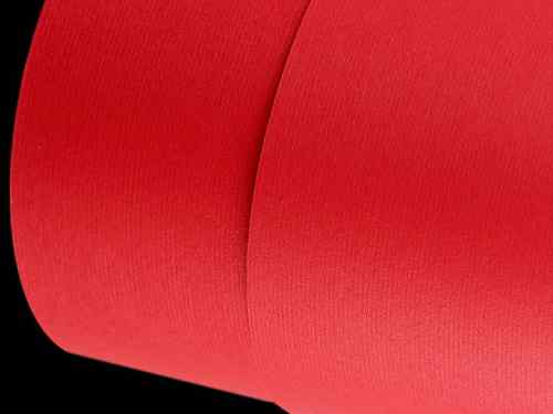 Fedrigoni Czerwony, fakturowany - gruba tkanina 1 str wzór, 190 g/m3, 70x100cm, Murillo Rosso Fuoco. Karton ozdobny, 1 arkusz 11000827