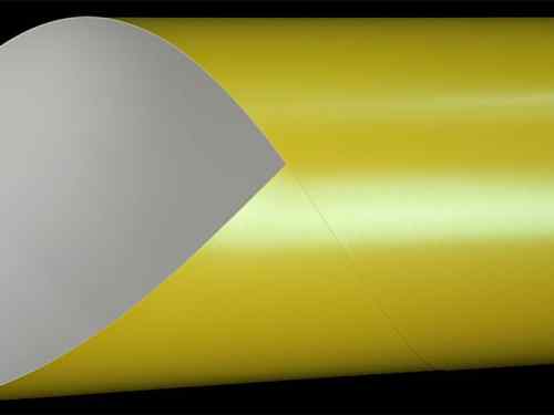 Fedrigoni Żółty, bardzo błyszczący, - gładkiwylewany , 250 g/m3, 70x100cm, Splendorlux Pearl Lime. Karton ozdobny, 1 arkusz 10053089