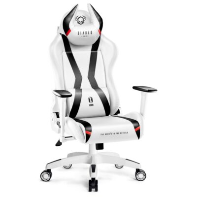 Fotel DIABLO CHAIRS X-Horn 2.0 (L) Biało-czarny