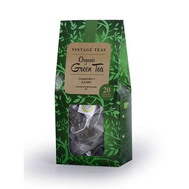 VINTAGE TEAS Zielona herbata Vintage Teas Organic Green Tea 20x2,5g 6969-uniw