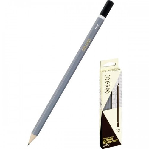 Ołówek drewniany techniczny 3B, 1 szt KW213