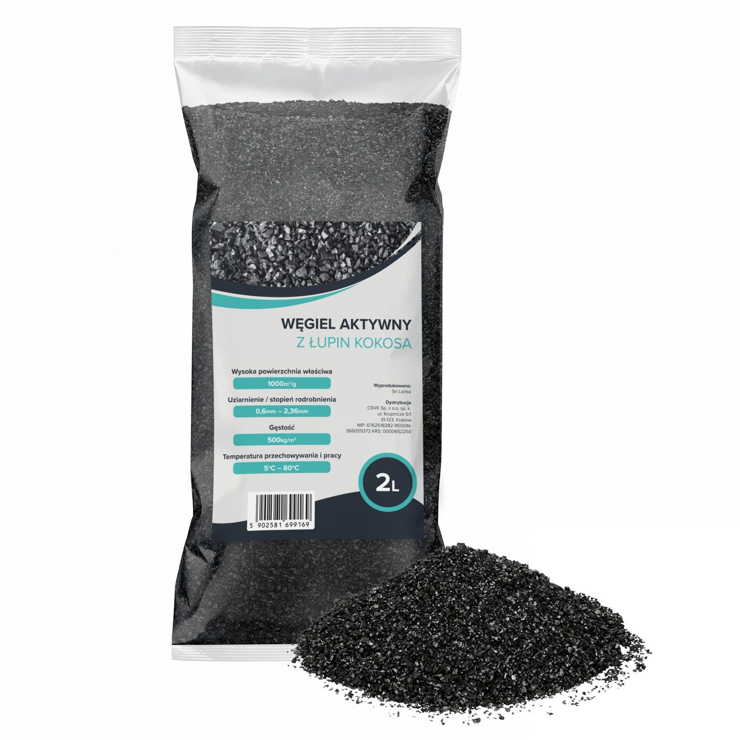 OEM Węgiel aktywny kokosowy do gorzelnictwa