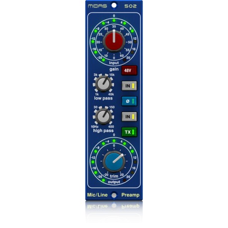 Midas MICROPHONE PREAMPLIFIER 502 - wysokiej klasy przedwzmacniacz mikrofonowo-liniowy ♦ 30 DNI NA ZWROT ♦ GWARANCJA DOOR-TO-DOOR ♦ SZYBKA WY...