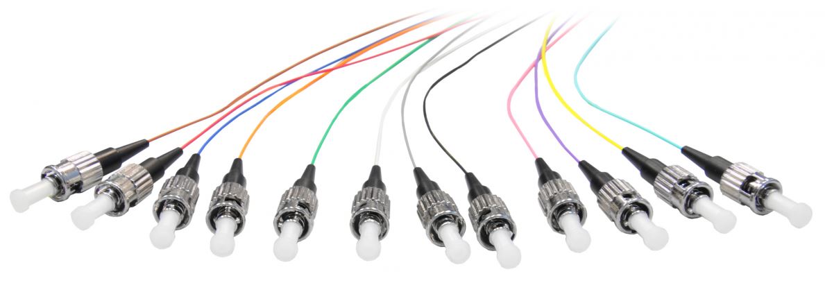 BKT-ELEKTRONIK Pigtail BKT ST/PC OM3 easy strip 12 color set 2m 22QP310C.2