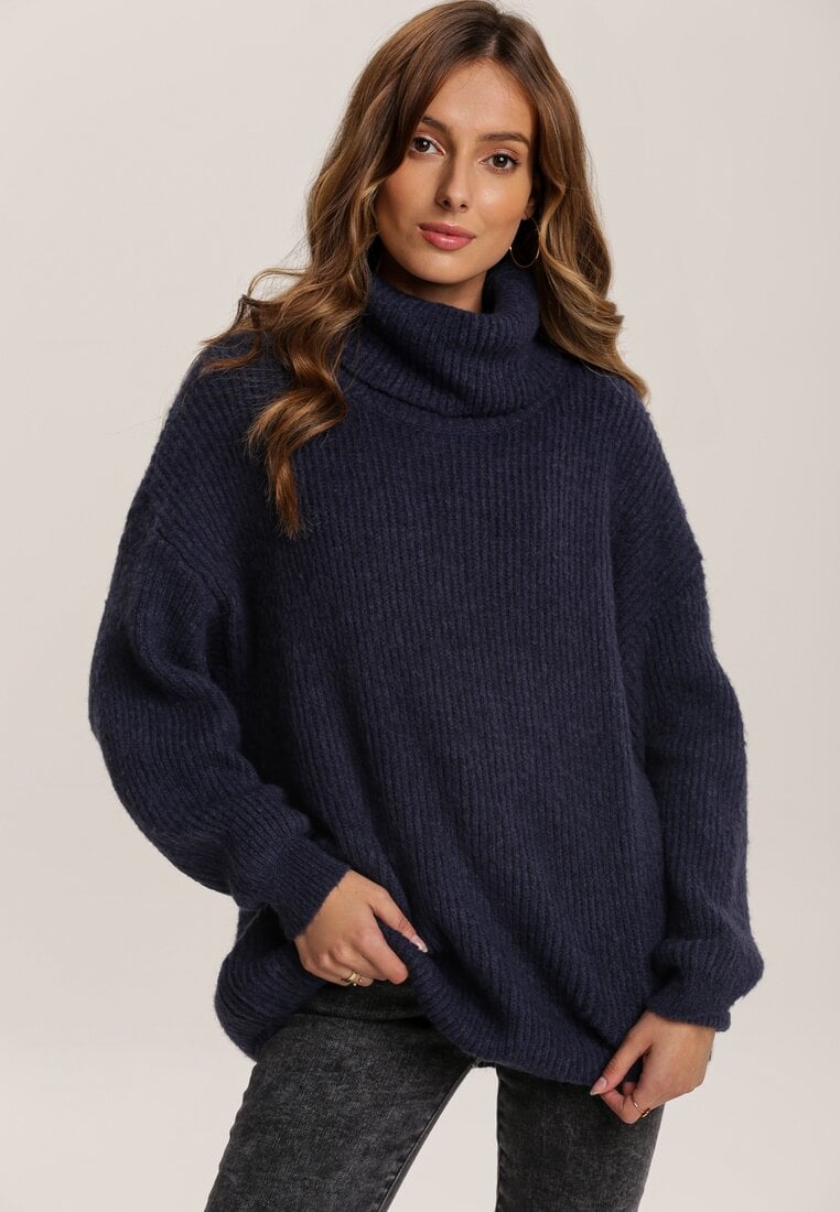 Granatowy Golf Oversize Malia