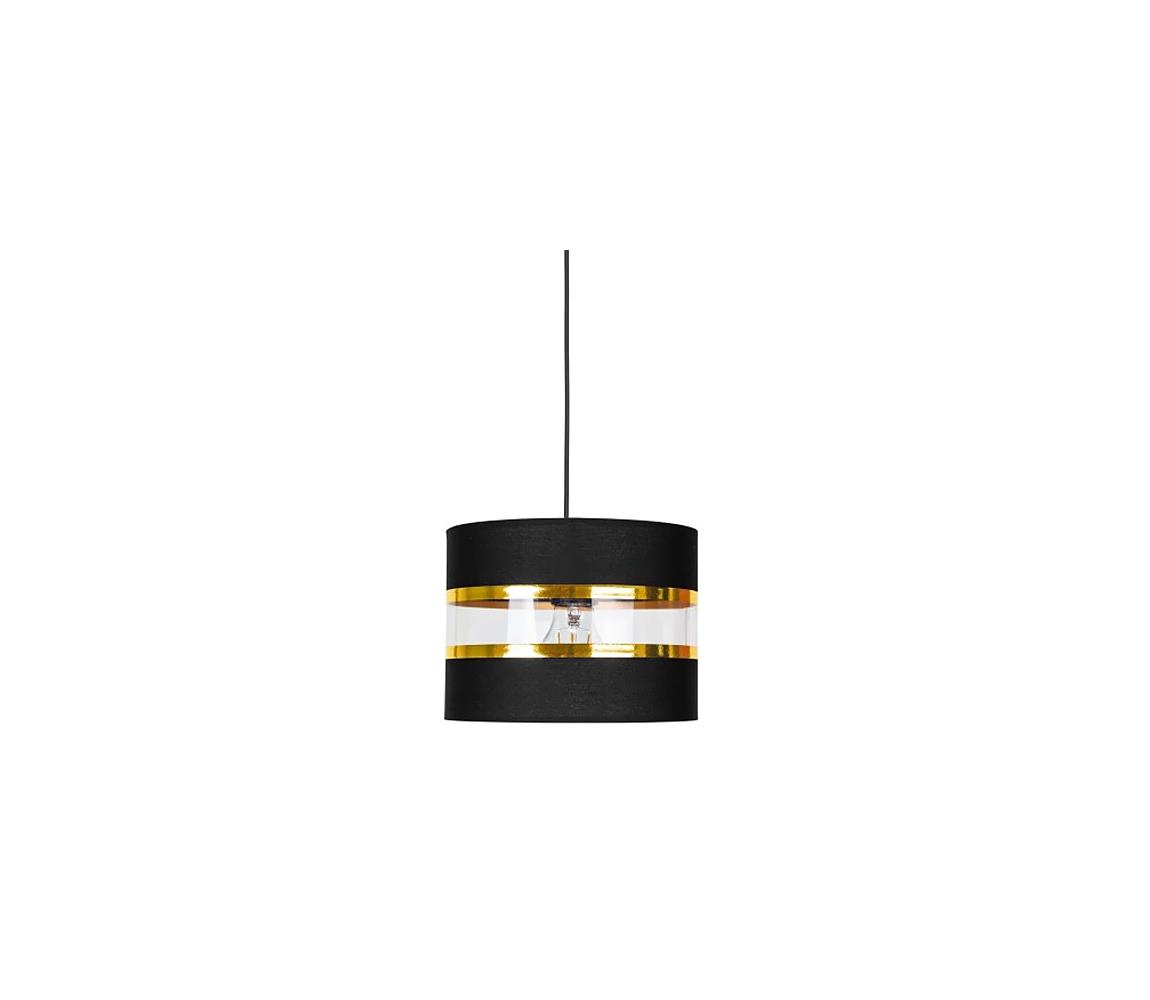 Żyrandol na lince LIND 1xE27/60W/230V czarny