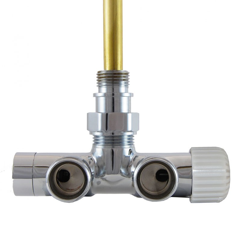 Zawór Unico termostatyczny (UTK), Kolor: Ciemny grafit strukturalny, Orientacja zaworu: Prawy