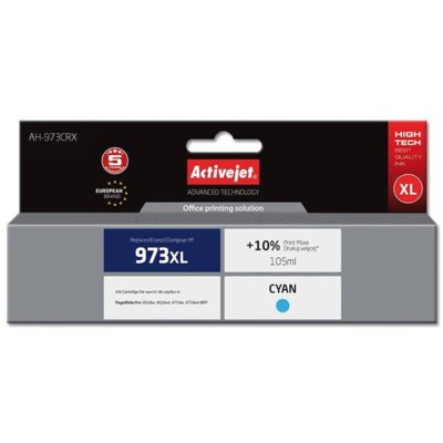 ActiveJet zamiennik HP 973X F6T81AE tusz cyan - 105ml
