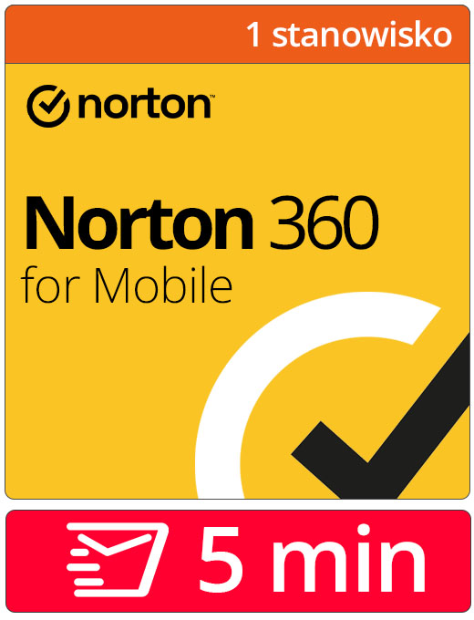 Norton Mobile Security - Norton 360 Mobile (1 stanowisko, 12 miesięcy)