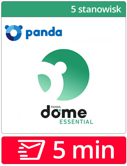 Panda Antivirus Pro - Dome Essential 2026 (5 stanowisk, 12 miesięcy)