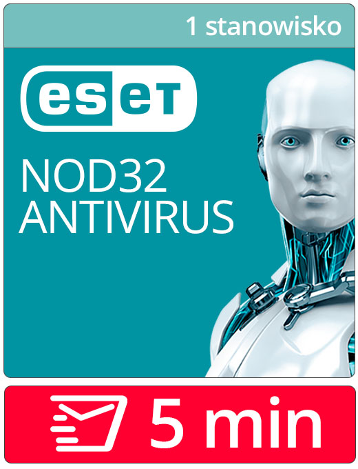 ESET NOD32 Antivirus 2026 (1 stanowisko, 24 miesiące)