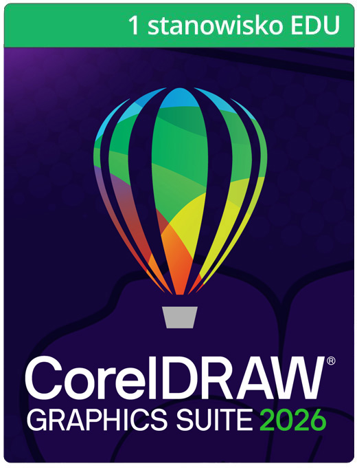 CorelDRAW Graphics Suite 2026 - licencja EDU dla ucznia / studenta / nauczyciela
