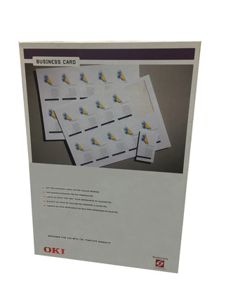 Papier OKI Business Cards [ 20 po 10 wizytówek ]