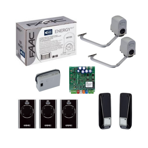 FAAC Zestaw ENERGY 391 24V do bram o długości skrzydła do 2,5 m