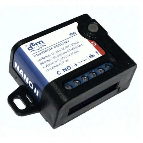 DTM System DTM Odbiornik MULTI NANO 1-kanałowy uniwersalny 24V