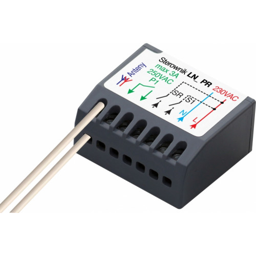 Automatyka Retransmiter LNPR 230V do zwiększenia zasięgu pilotów 433,92MHz z kodem zmiennym