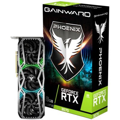 Gainward Karta VGA GeForce RTX 3070 Phoenix 8GB GDDR6 256bit HDMI+3xDP PCIe4.0 471056224-1990