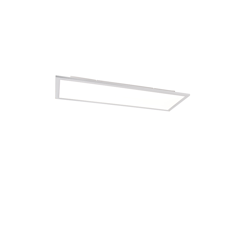 QAZQA Panel LED stalowy 80 cm z pilotem - Live
