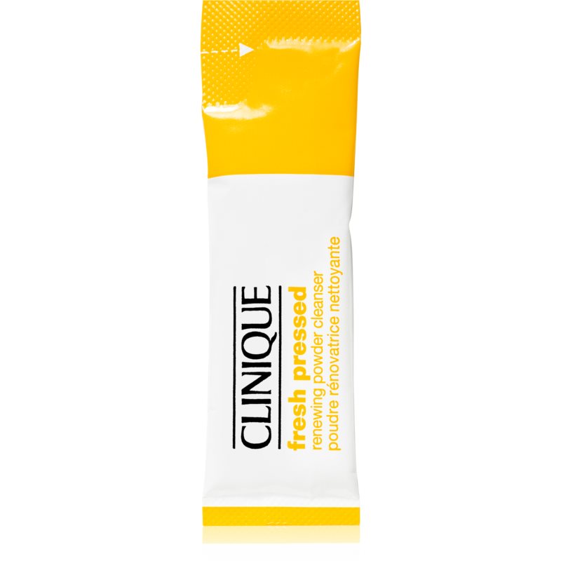 Clinique Fresh Pressed Renewing Powder Cleanser With Pure Vitamin C rozpuszczalny proszek do oczyszczania twarzy saszetka 0.5g