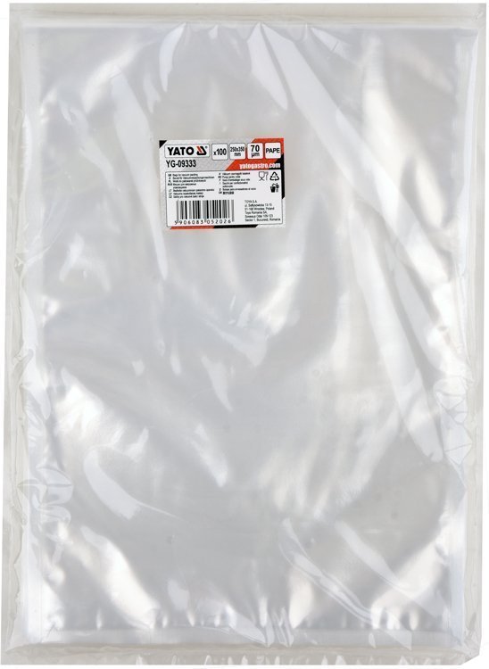 WORKI DO PAKOWAREK KOMOROWYCH 250*350 70UM PAPE, 100SZT YATO YG-09333 YG-09333