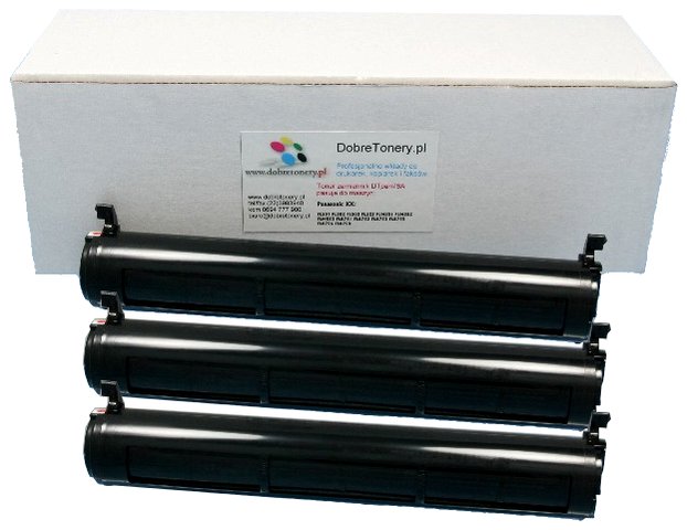 Toner 3-pack zamiennik DT411P-3 do Panasonic KXMB2000 KXMB2010 KXMB2025 KXMB2025PD KXMB2030 KXMB2030PD KXMB2061PD, pasuje zamiast Panasonic KXFAT411E KXFAT411X, 3 x 2000 stron