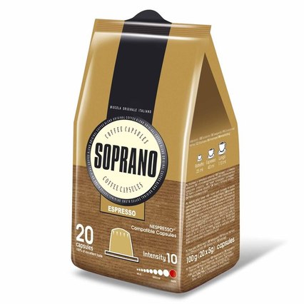 Soprano Espresso kapsułki do Nespresso - 20 kapsułek